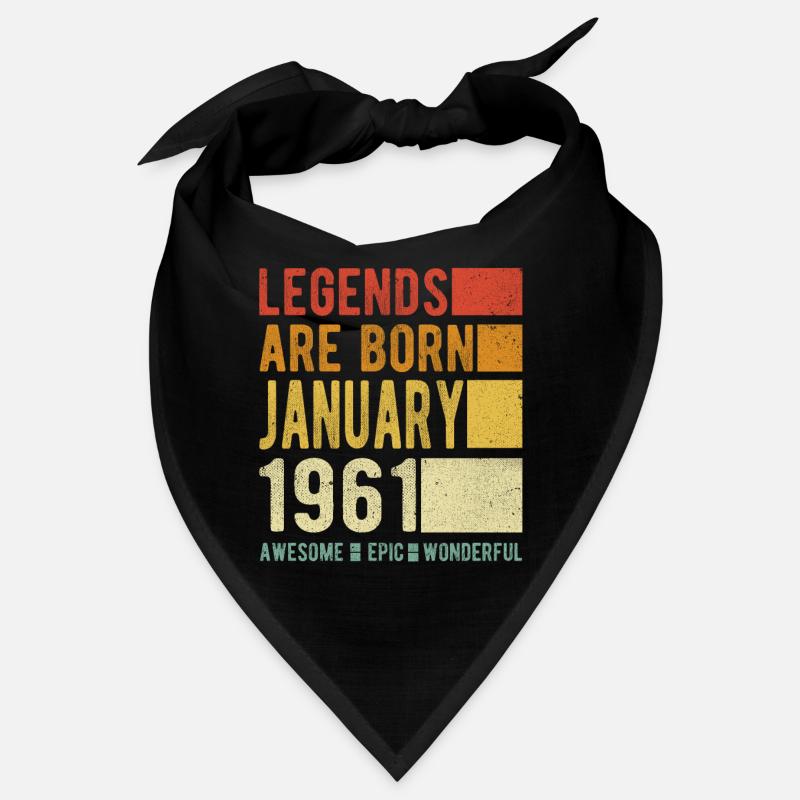 Geburtstag Januar 1961 Bandana