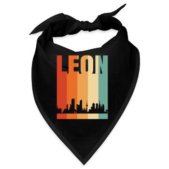 León - Bandana - Schwarz - Vorne