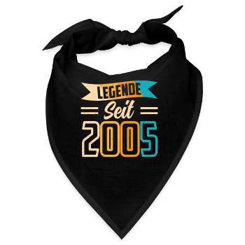 LEGENDE SEIT 2005 - Bandana - Schwarz - Vorne