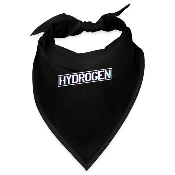 Wasserstoff Energie Hydrogen Element - Bandana - Schwarz - Vorne