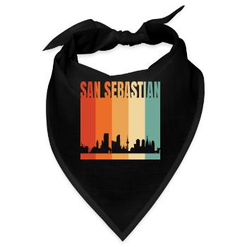 San Sebastian - Bandana - Schwarz - Vorne