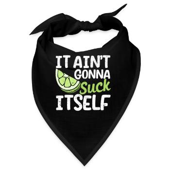 Es wird sich nicht von selbst saugen Mariachi Lust - Bandana - Schwarz - Vorne