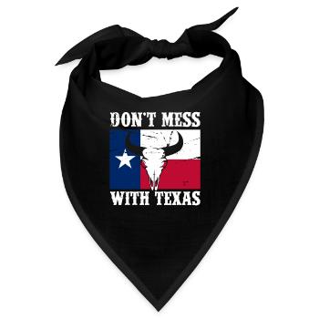 Texas - Bandana - Schwarz - Vorne