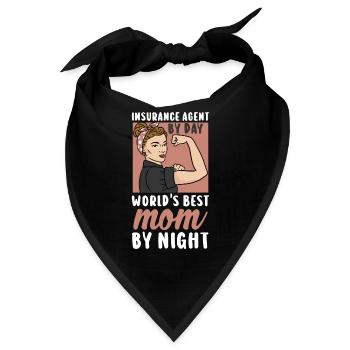Versicherungsagent Gutachter Versicherungsmakler - Bandana - Schwarz - Vorne