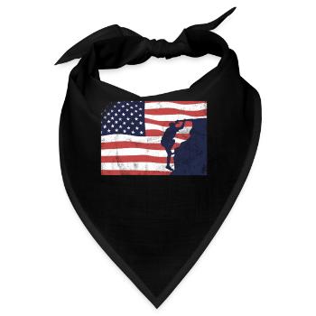 Free Climbing Bergsteiger & Bouldern Freeclimbing - Bandana - Schwarz - Vorne