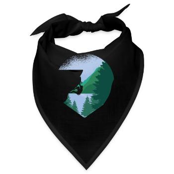 Free Climbing Bergsteiger & Bouldern Freeclimbing - Bandana - Schwarz - Vorne