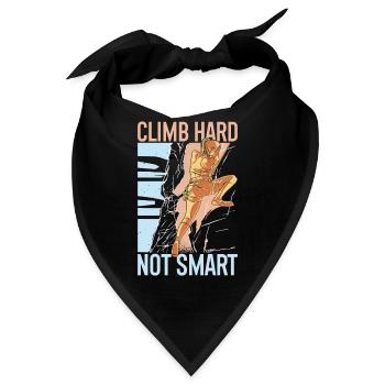 Free Climbing Bergsteiger & Bouldern Freeclimbing - Bandana - Schwarz - Vorne
