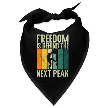 Free Climbing Bergsteiger & Bouldern Freeclimbing - Bandana - Schwarz - Vorne