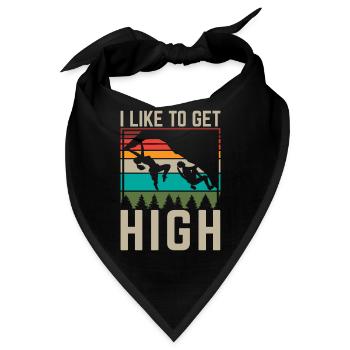 Free Climbing Bergsteiger & Bouldern Freeclimbing - Bandana - Schwarz - Vorne