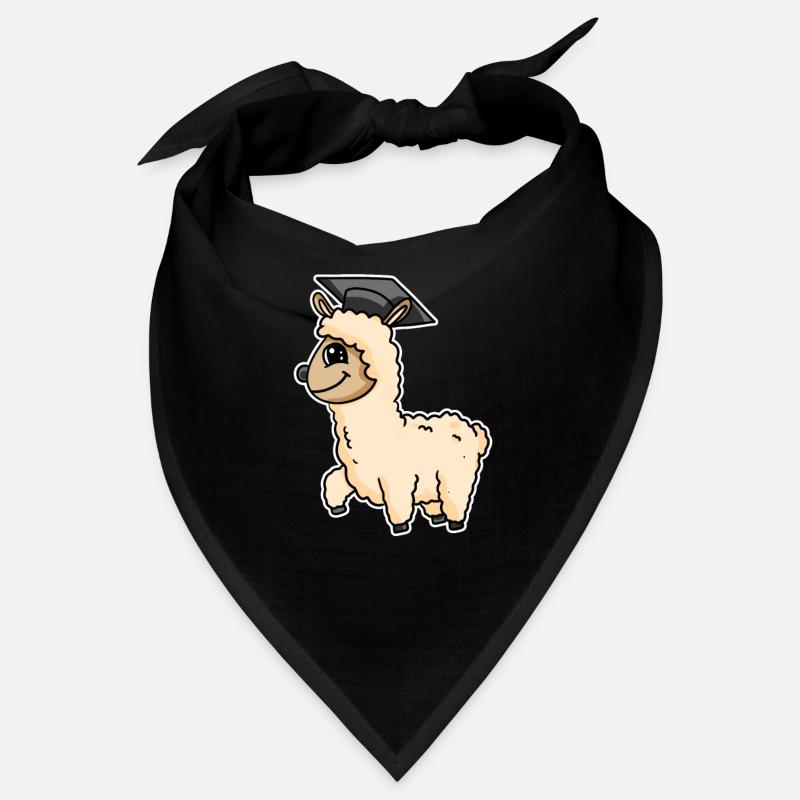 Master Abschluss Alpaka - Bandana - Schwarz