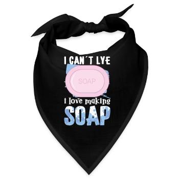 Seifenherstellung Seifenblasen Bubble Badezimmer - Bandana - Schwarz - Vorne
