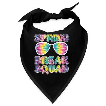 Spring Break Squad Sommerferien Spring Break - Bandana - Schwarz - Vorne
