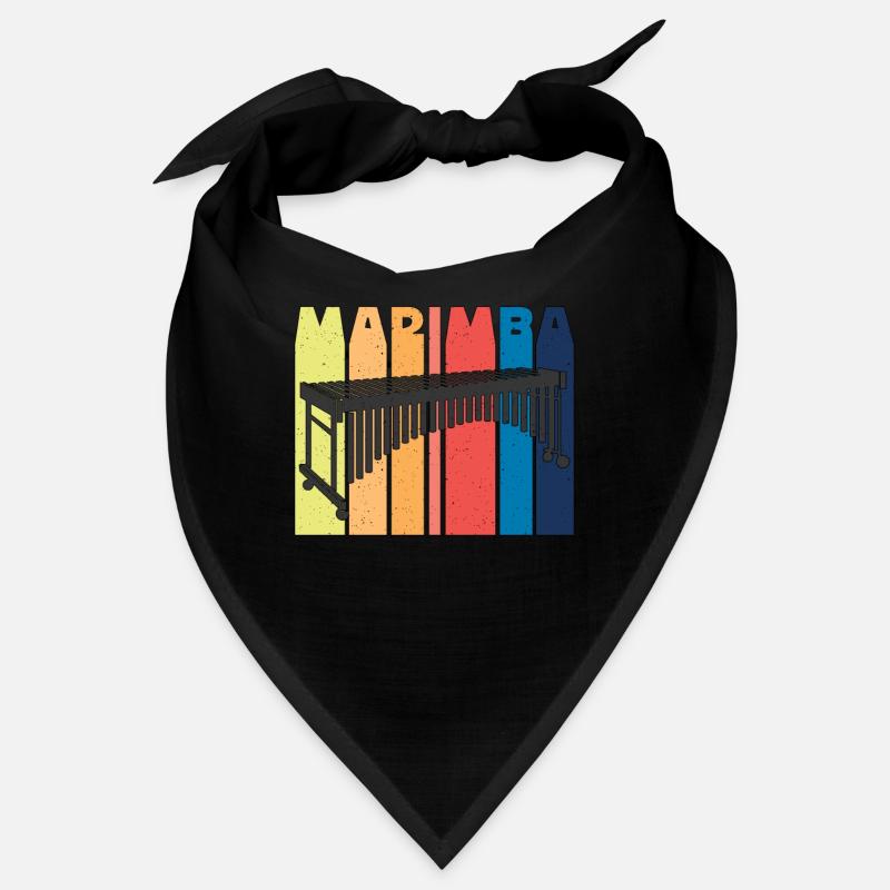 Marimba Retro Percussion Instrument Marimba Player Bandana