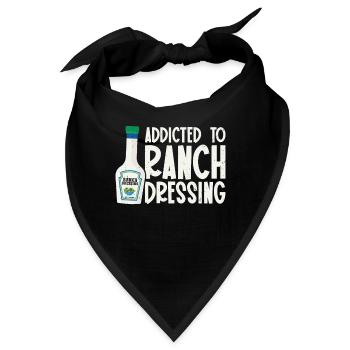 Ranch -Dressing -Ranch -Salatdressing - Bandana - Schwarz - Vorne