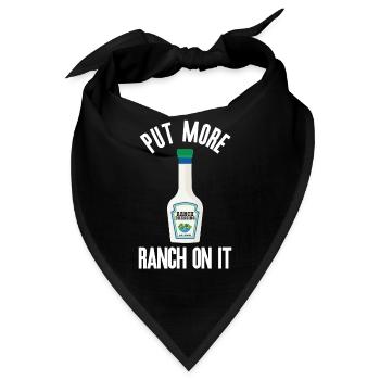 Ranch -Dressing -Ranch -Salatdressing - Bandana - Schwarz - Vorne