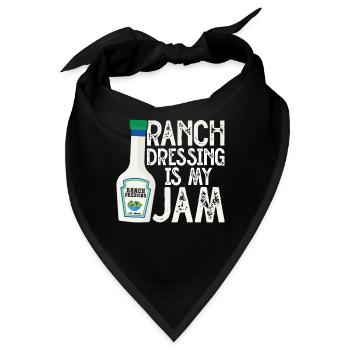 Ranch -Dressing -Ranch -Salatdressing - Bandana - Schwarz - Vorne