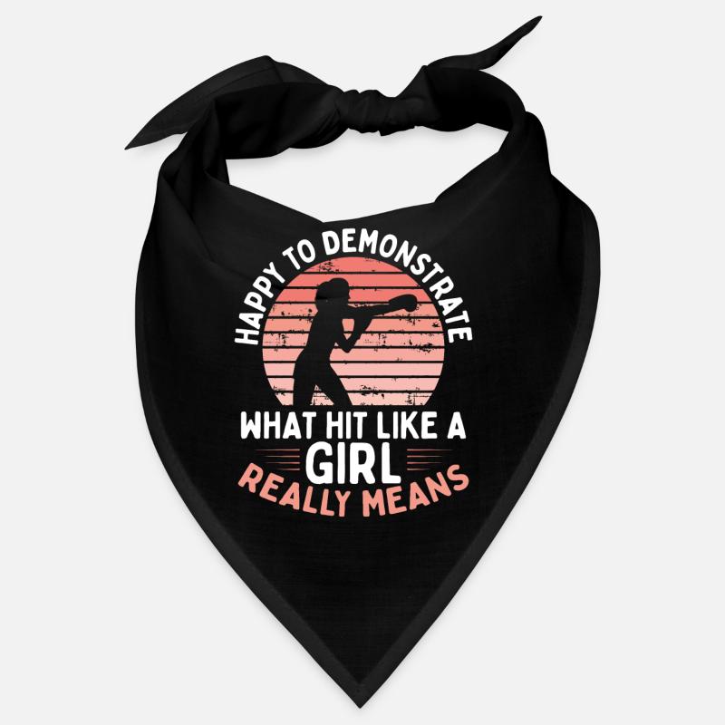 Heureux de faire une démonstration de boxe Bandana