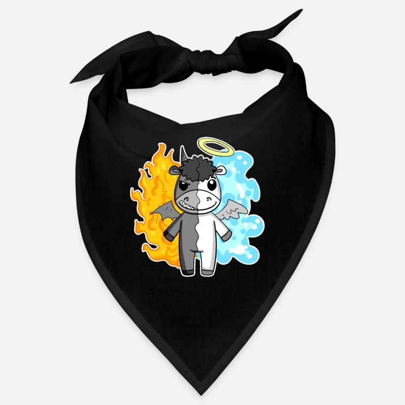 Cow - Angel and Devil Bandana