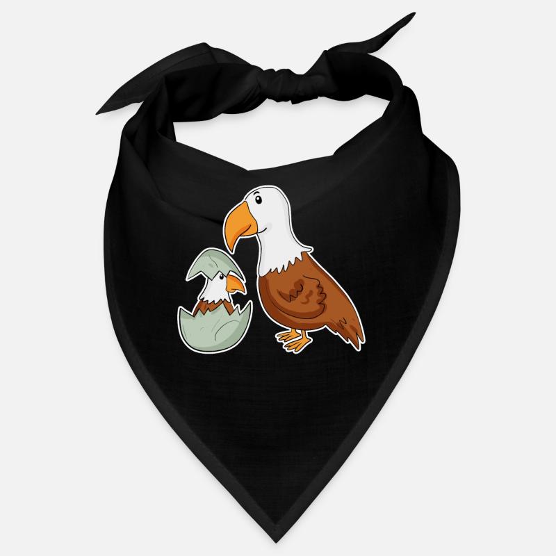 Famille Eagle - Aigle avec bébé - Eagle Motif Bandana