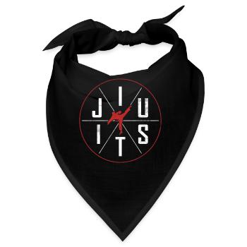 Jiu Jitsu Kampfkunst Kung Fu & Karate Jiu Jitsu - Bandana - Schwarz - Vorne