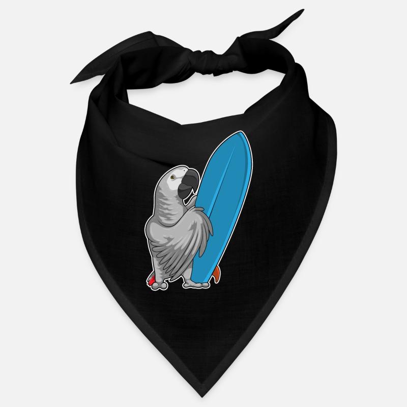 Parrot surf board Summer Bandana