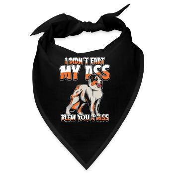 Australian Shepherd - Bandana - Schwarz - Vorne