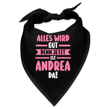 Andrea - Bandana - Schwarz - Vorne