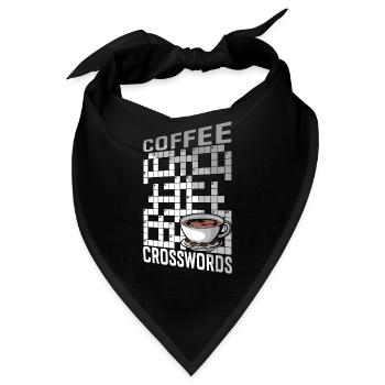 Kreuzworträtsel Lösen - Bandana - Schwarz - Vorne