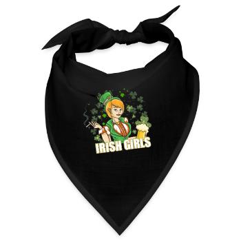St Paddys St Patricksday St Patrick Day - Bandana - Schwarz - Vorne