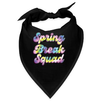 Spring Break Squad Sommerurlaub Spring Break - Bandana - Schwarz - Vorne