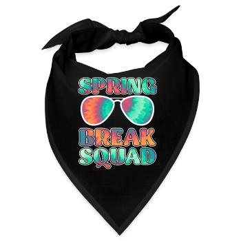 Spring Break Squad Sommerferien Spring Break - Bandana - Schwarz - Vorne