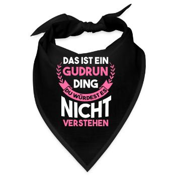 Gudrun - Bandana - Schwarz - Vorne