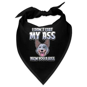 Australischer Rinderhund - Bandana - Schwarz - Vorne