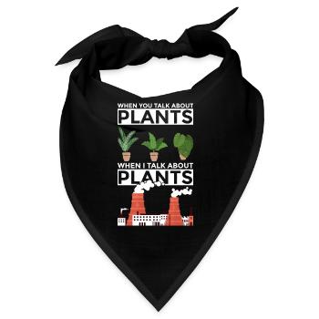 Nuklearingenieur Und Kernkraftwerk Nukleare - Bandana - Schwarz - Vorne