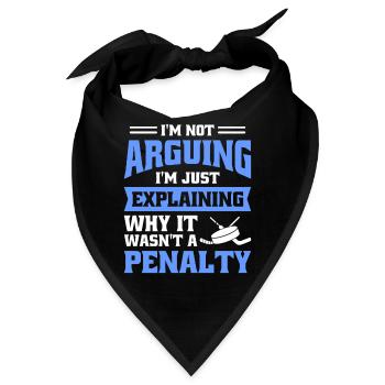 I'm not arguing i'm just explaining why - Bandana - Schwarz - Vorne