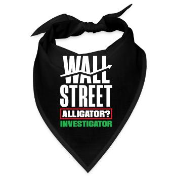 Wall Street Alligator? Investigator Investor Day - Bandana - Schwarz - Vorne