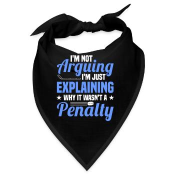 I'm not Arguing i'm just Explaining why - Bandana - Schwarz - Vorne