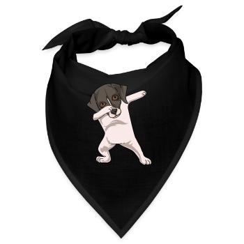 Whippet - Bandana - Schwarz - Vorne