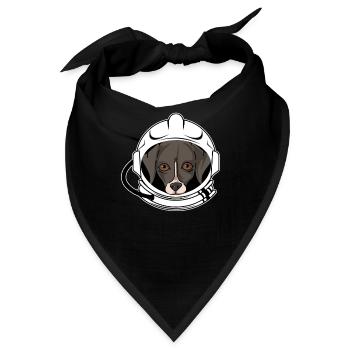 Whippet - Bandana - Schwarz - Vorne