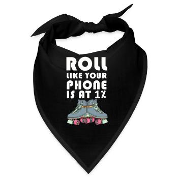 Inline Skater - Bandana - Schwarz - Vorne