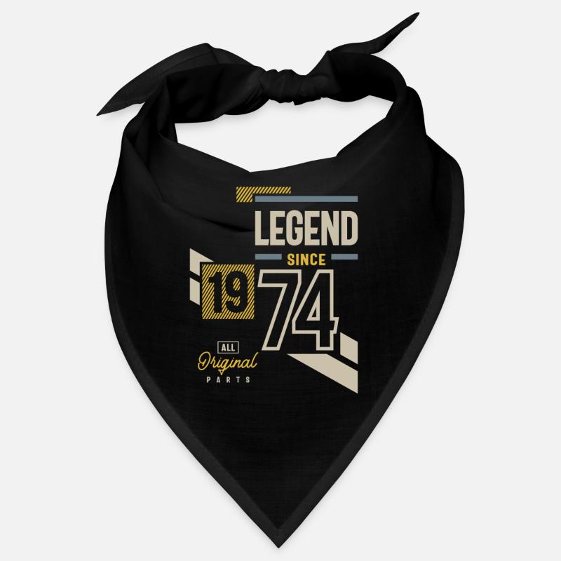 Legend Since 1974 49 birthday Bandana