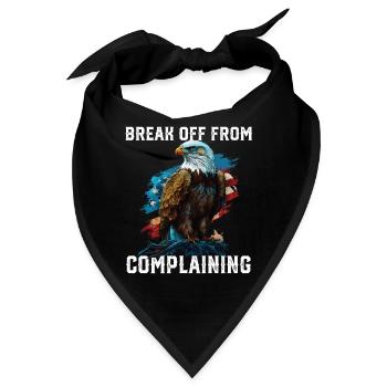 Break Off From Complaining 4th Of July America - Bandana - Schwarz - Vorne