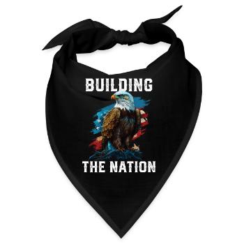 Building the Nation American Bald Eagle America - Bandana - Schwarz - Vorne