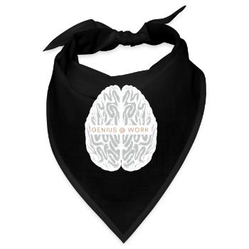 Ein Genie bei der Arbeit als Ingenieur, als - Bandana - Schwarz - Vorne
