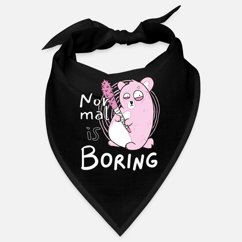 Normal Ist Langweiliges Mit Stachelpink Pink Bear Bandana