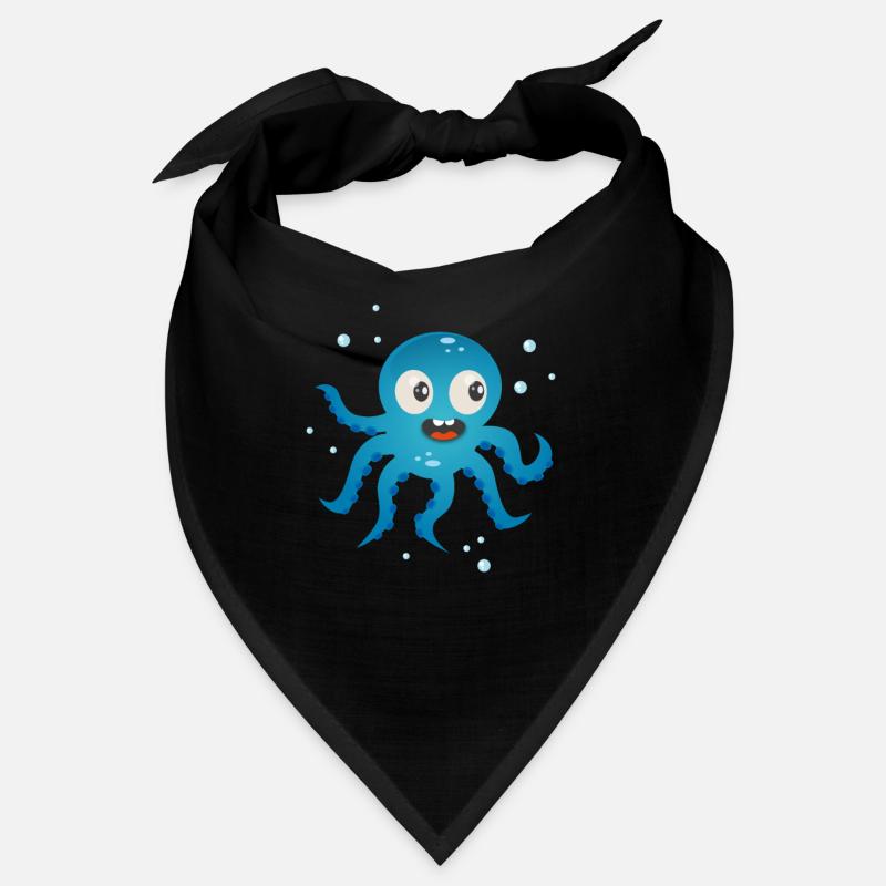 Mignon Octopus Drôle Enfants Calmar Bandana