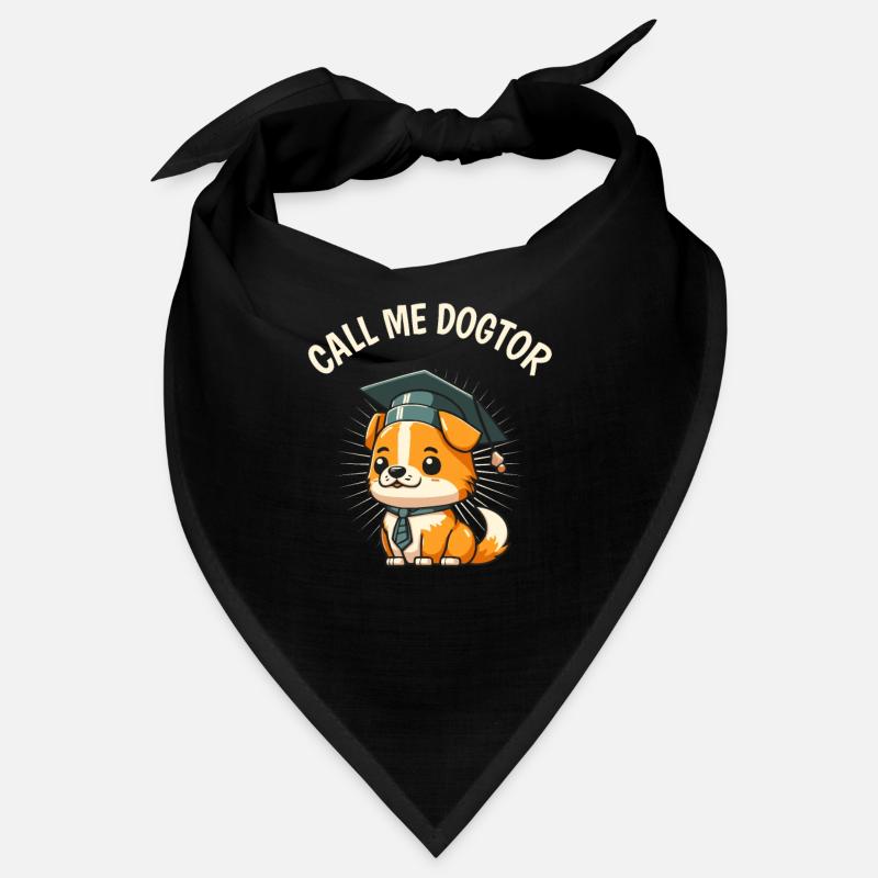 Cute Dog Funny Ph.D. Thesis PhD Student Bandana