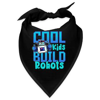 Cool Kids Build Robots Robotics Robot - Bandana - Schwarz - Vorne