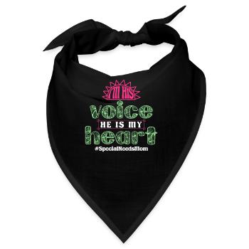 Inklusion Awareness Vielfalt handicap - Bandana - Schwarz - Vorne