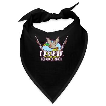 Duck Hunt Duck Hunter Bird Hunting Duck Hunting - Bandana - Schwarz - Vorne